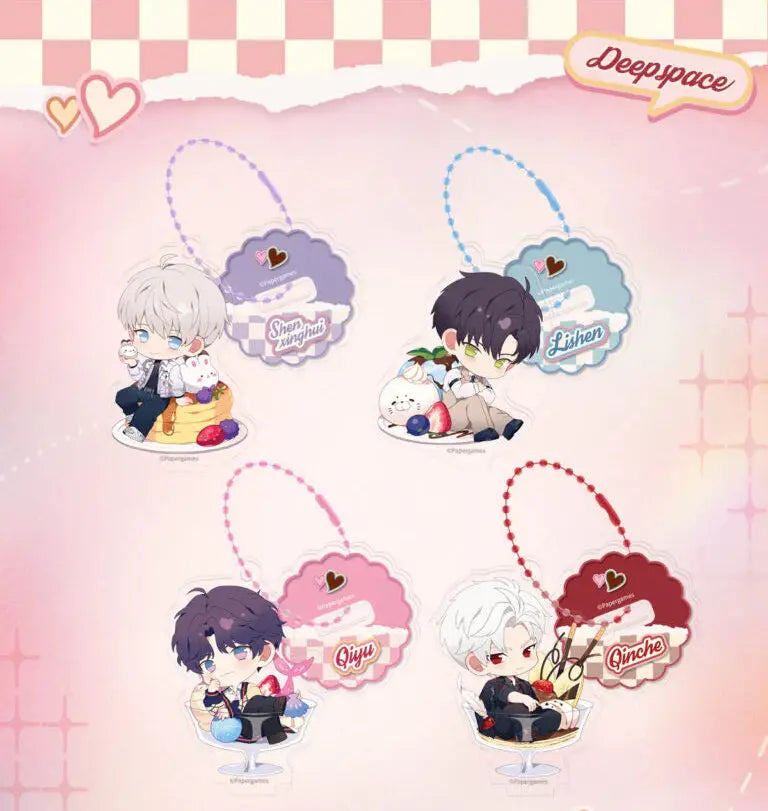 Love and Deepspace Heart Whispers Chibi Stand Keychain