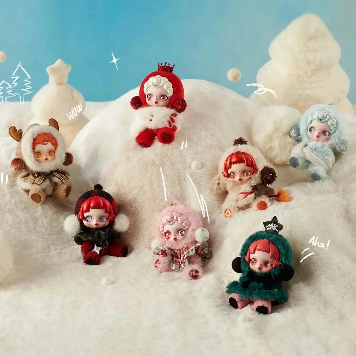 SKULLPANDA Winter Symphony Series Plush | fifilandtoys Blindbox Store SKULLPANDA Winter Symphony Series Plush | fifilandtoys Blindbox Store