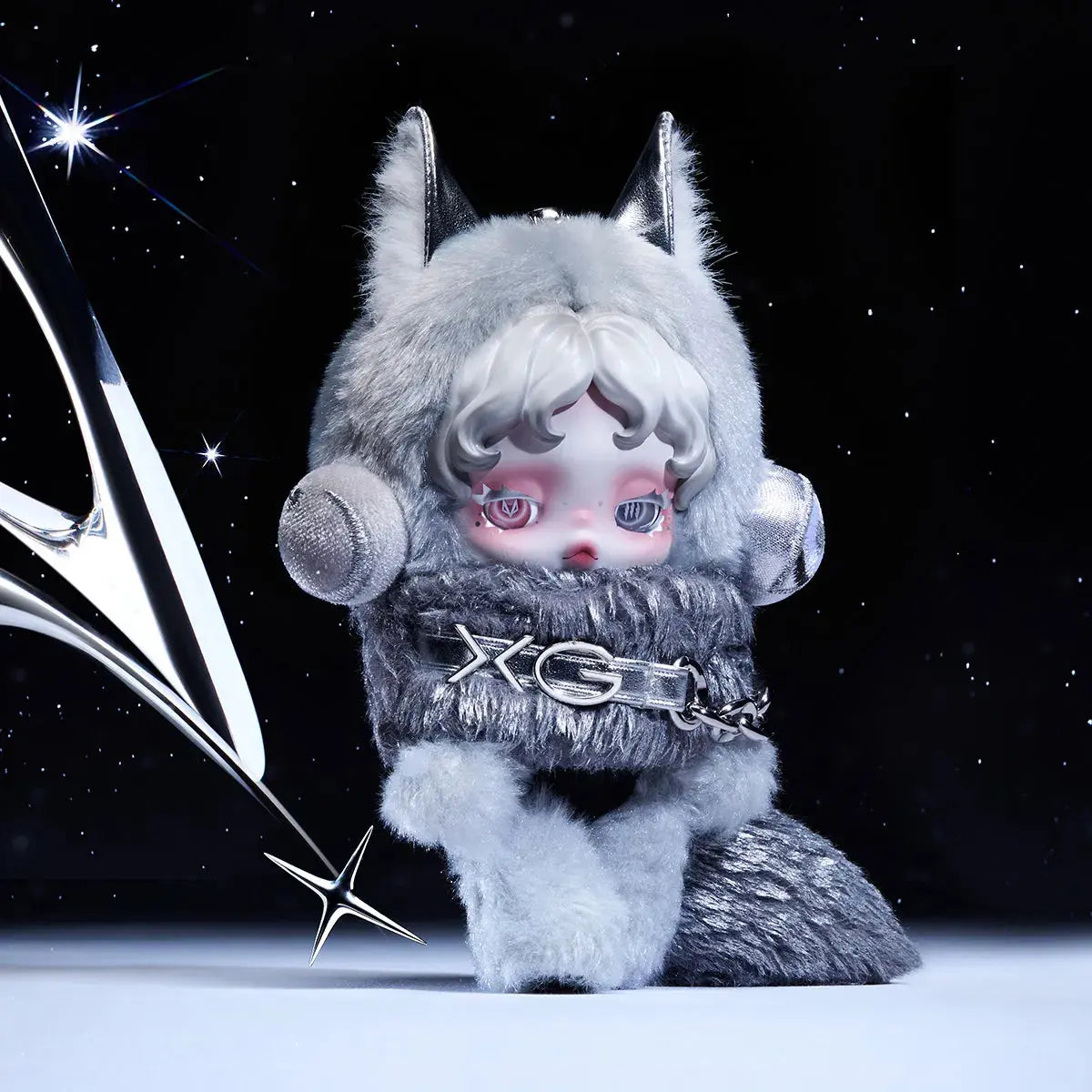 SKULLPANDA XG Plush Doll Pendant Japan Exclusive | fifilandtoys SKULLPANDA XG Plush Doll Pendant Japan Exclusive | fifilandtoys
