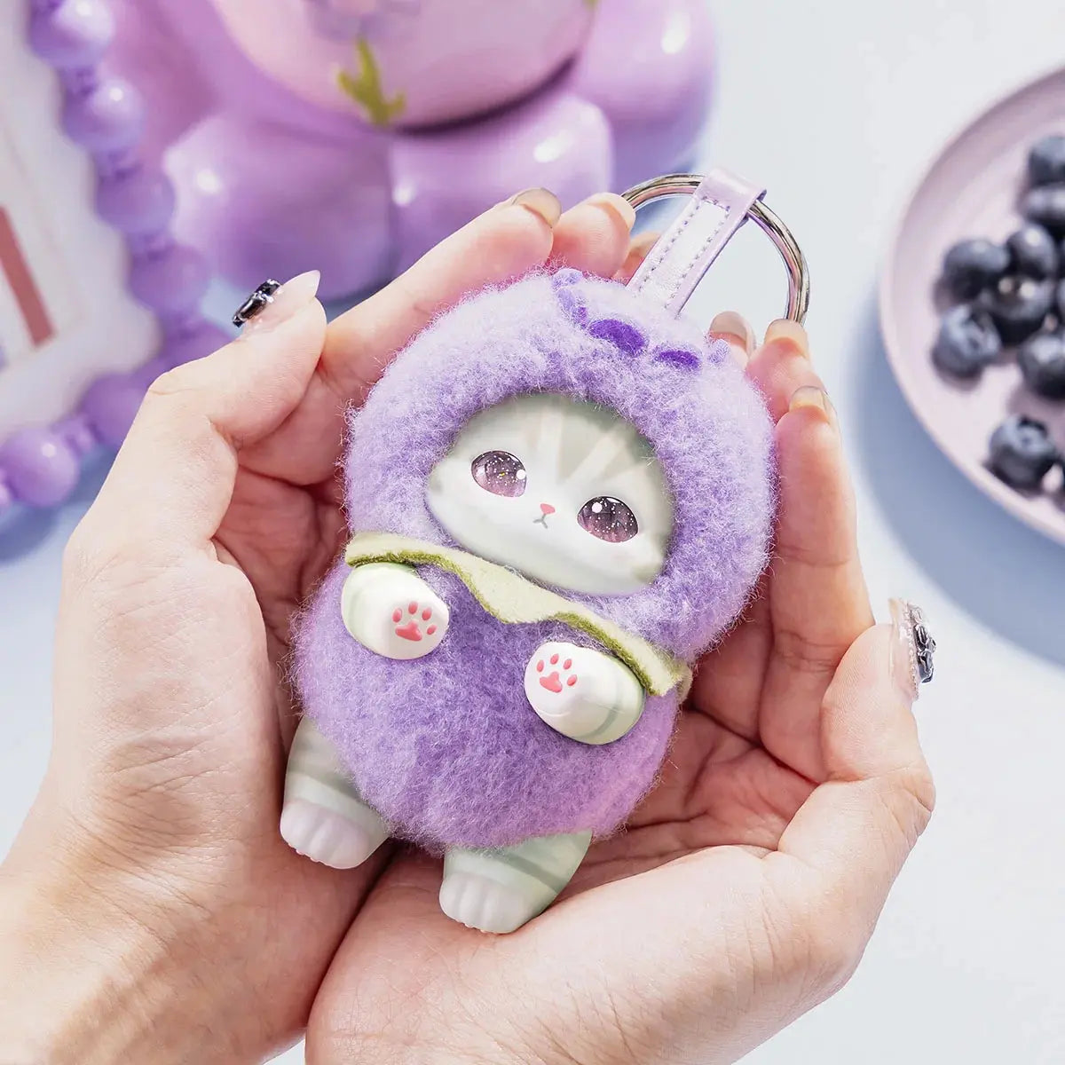 Mofusand Kiramekko Fruity Kittens Series Vinyl Plush Pendant Blindbox Kiramekko fifilandtoys