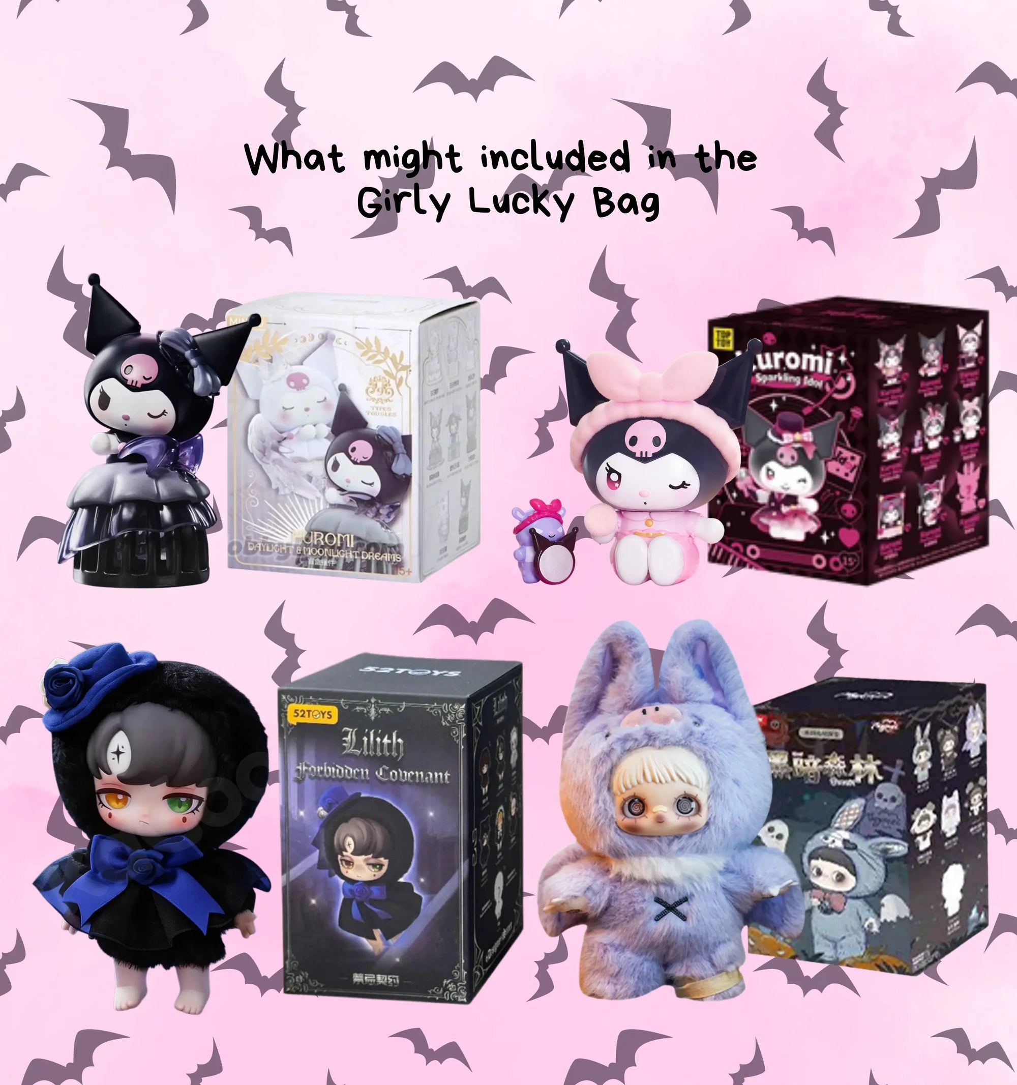 Cursed Cutie Dark Blindbox Gift Lucky Bag fifilandtoys