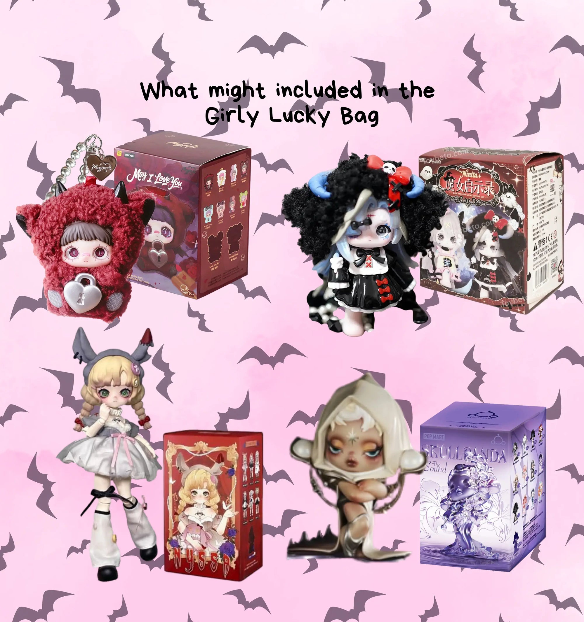 Cursed Cutie Dark Blindbox Gift Lucky Bag fifilandtoys