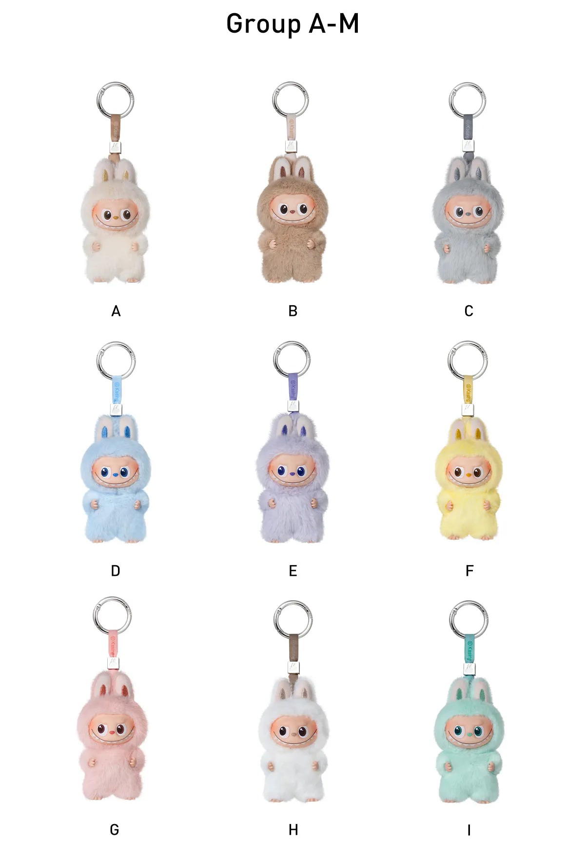 Labubu The Monsters PIN FOR LOVE Series Plush Pendant