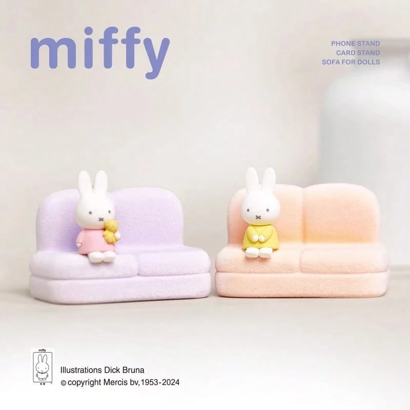 Figurine Miffy Sofa Série 2 Support de téléphone Boîte surprise