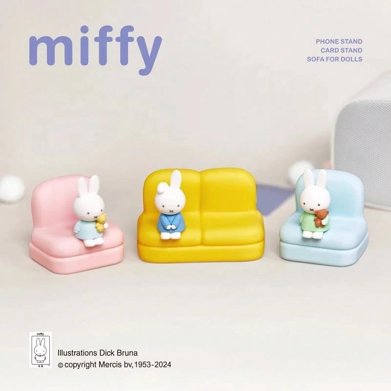 Figurine Miffy Sofa Série 2 Support de téléphone Boîte surprise