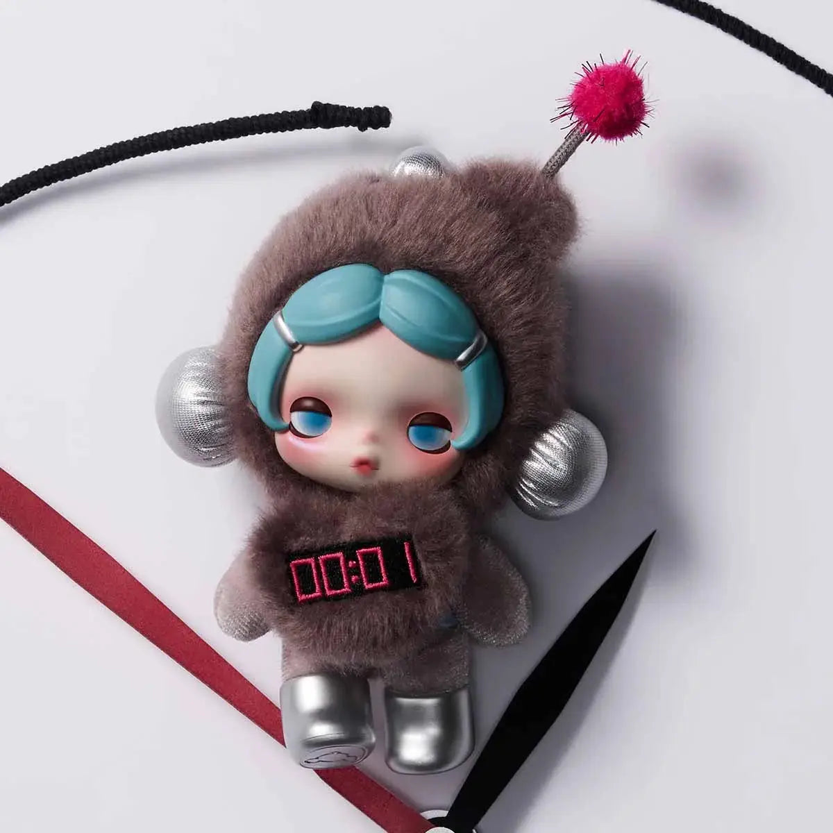 SKULLPANDA Off Mode Series Plush Pendant Blindbox (PRE-ORDER) Popmart