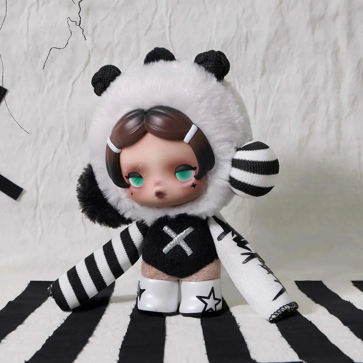 SKULLPANDA Off Mode Series Plush Pendant Blindbox (PRE-ORDER) Popmart