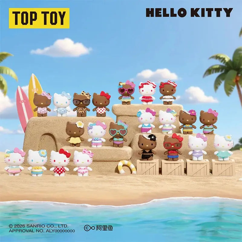 Hello Kitty Swimsuit Party Series Figures Surprise Bag TopToy fifilandtoys