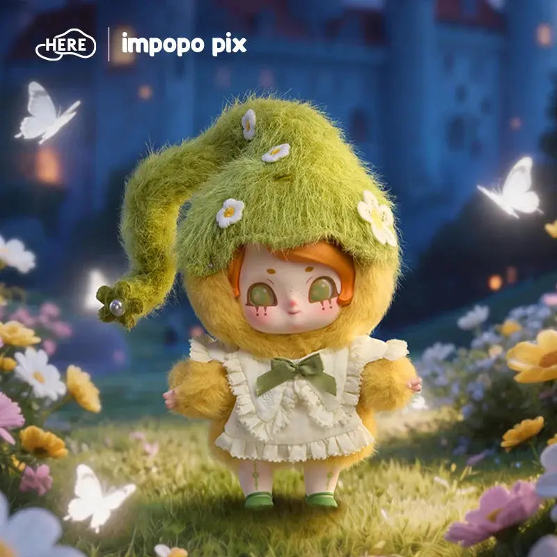 Impopo Pix Whispering Night Town Series Plush Pendant Blind Box (Copy) HERE Toys fifilandtoys