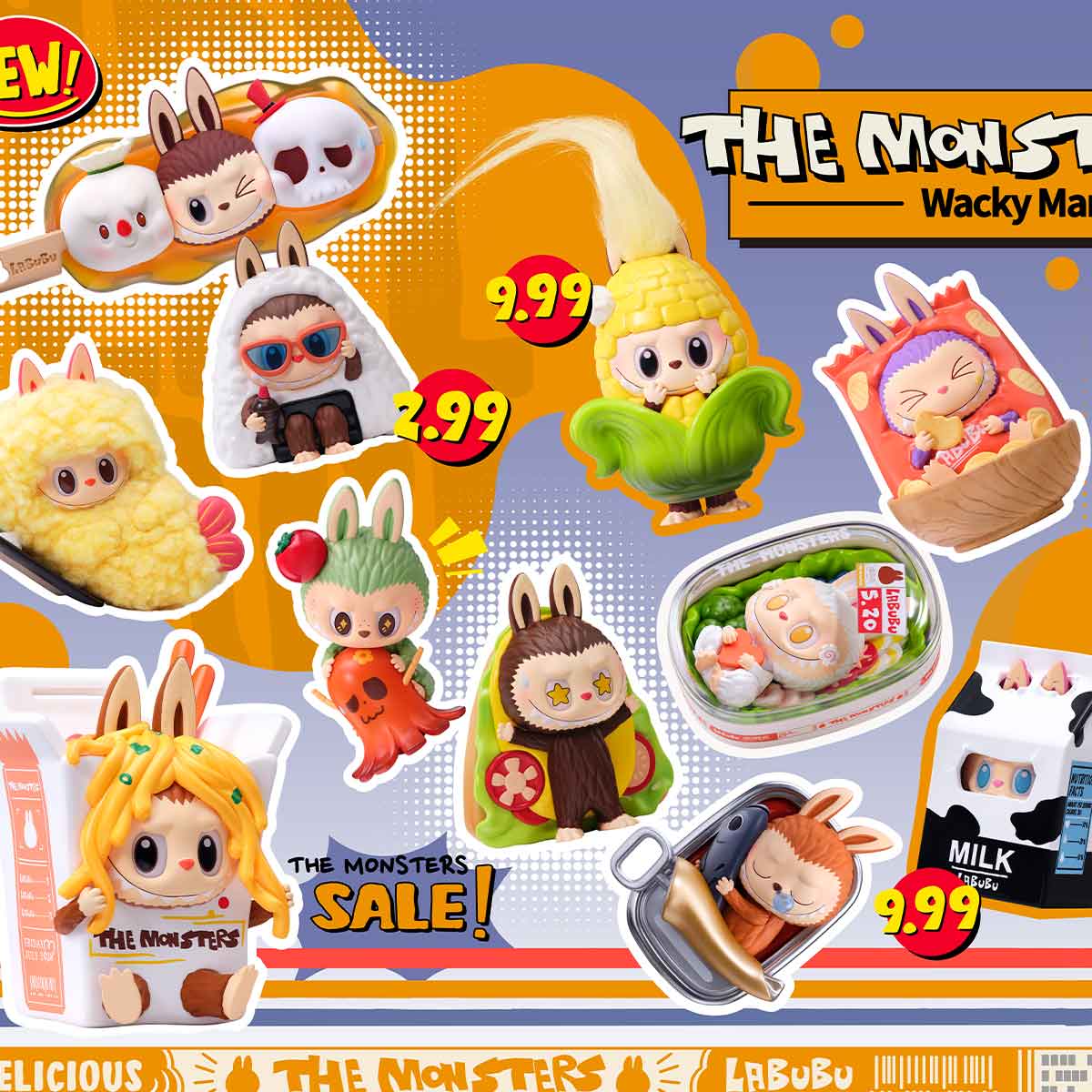Labubba Shop Labubu Collection | Blindbox Plushie Pendant Art Toy Collectibles ...