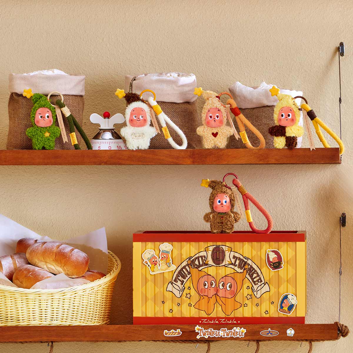 Twinkle Twinkle Savor the Moment Mini Cookies Plush Pendant Blind Box Popmart