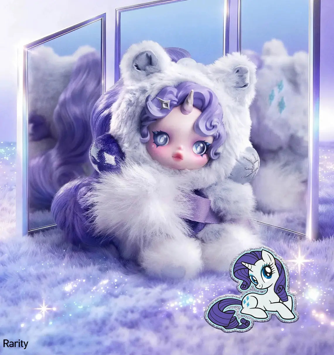 SKULLPANDA × My Little Pony Series Plush Pendant Blindbox SKULLPANDA × My Little Pony Series Plush Pendant Blindbox