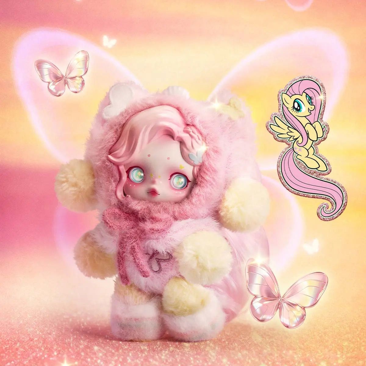 SKULLPANDA × My Little Pony Series Plush Pendant Blindbox