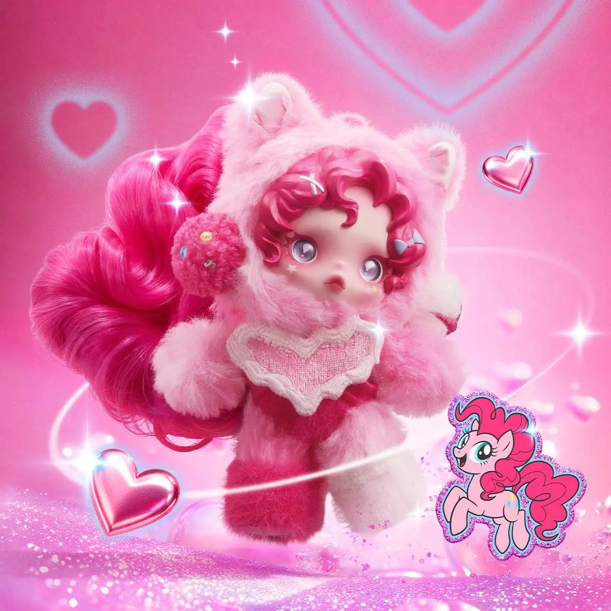 SKULLPANDA × My Little Pony Series Plush Pendant Blindbox