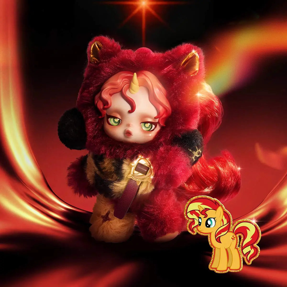 SKULLPANDA × My Little Pony Series Plush Pendant Blindbox