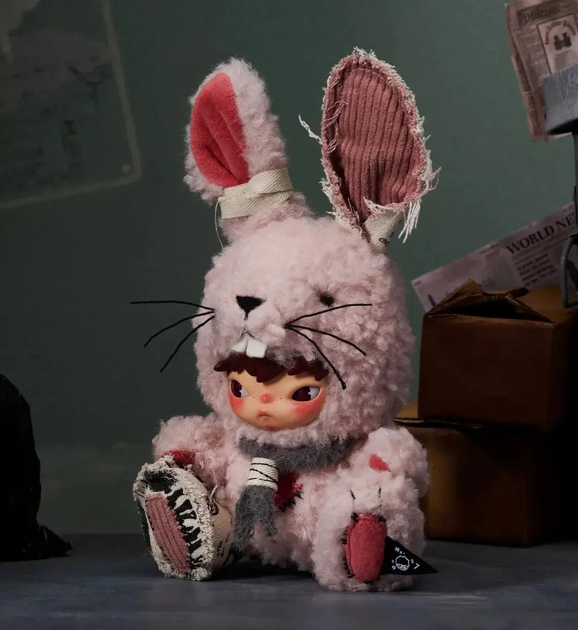 Hirono Little Hare Plush Doll Pendant | fifilandtoys Blindbox Store
