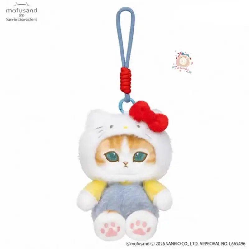 Mofusand x Sanrio Pastel Amusement Park Plush Pendant Kiramekko