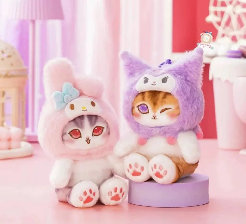 Mofusand x Sanrio Pastel Amusement Park Plush Pendant Kiramekko