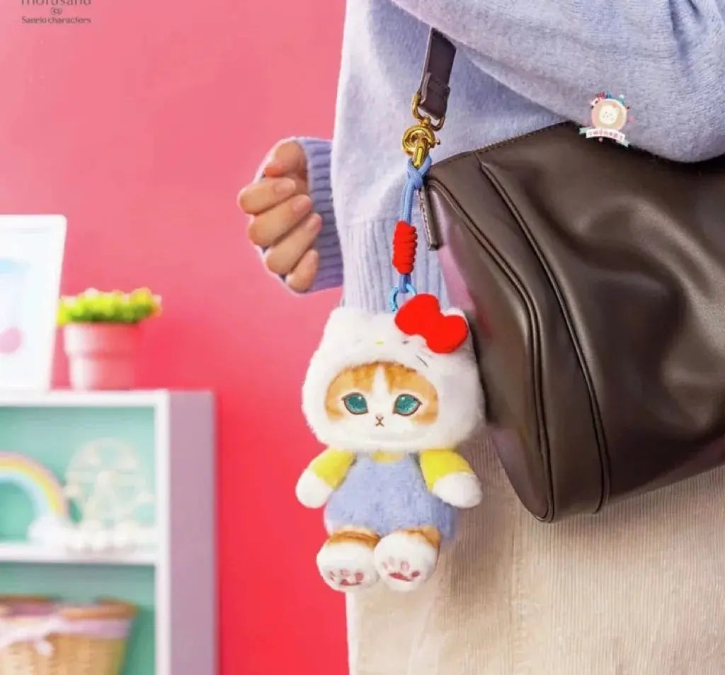 Mofusand x Sanrio Pastel Amusement Park Plush Pendant Kiramekko