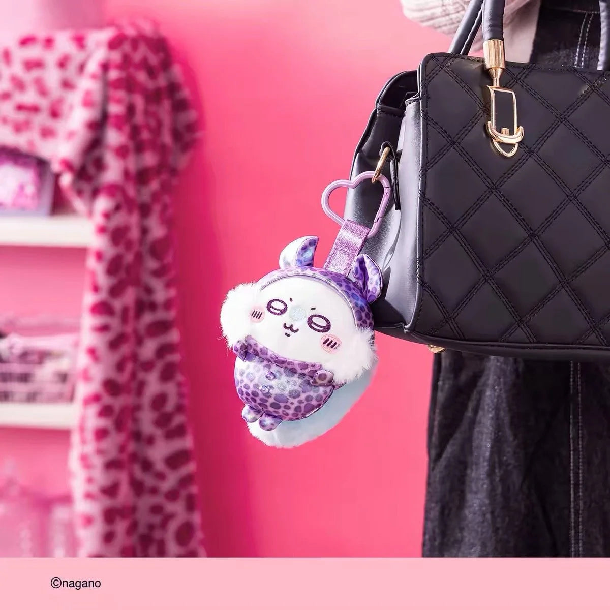 Chiikawa Glittery Leopard Print Series Mascot Plushie Pendant Limited Edition Chiikawa fifilandtoys