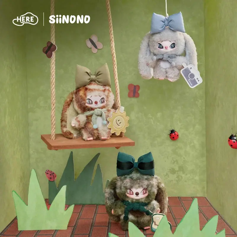 SiiNONO Hang A Mood Series Plush Pendant Blind Box HERE Toys fifilandtoys
