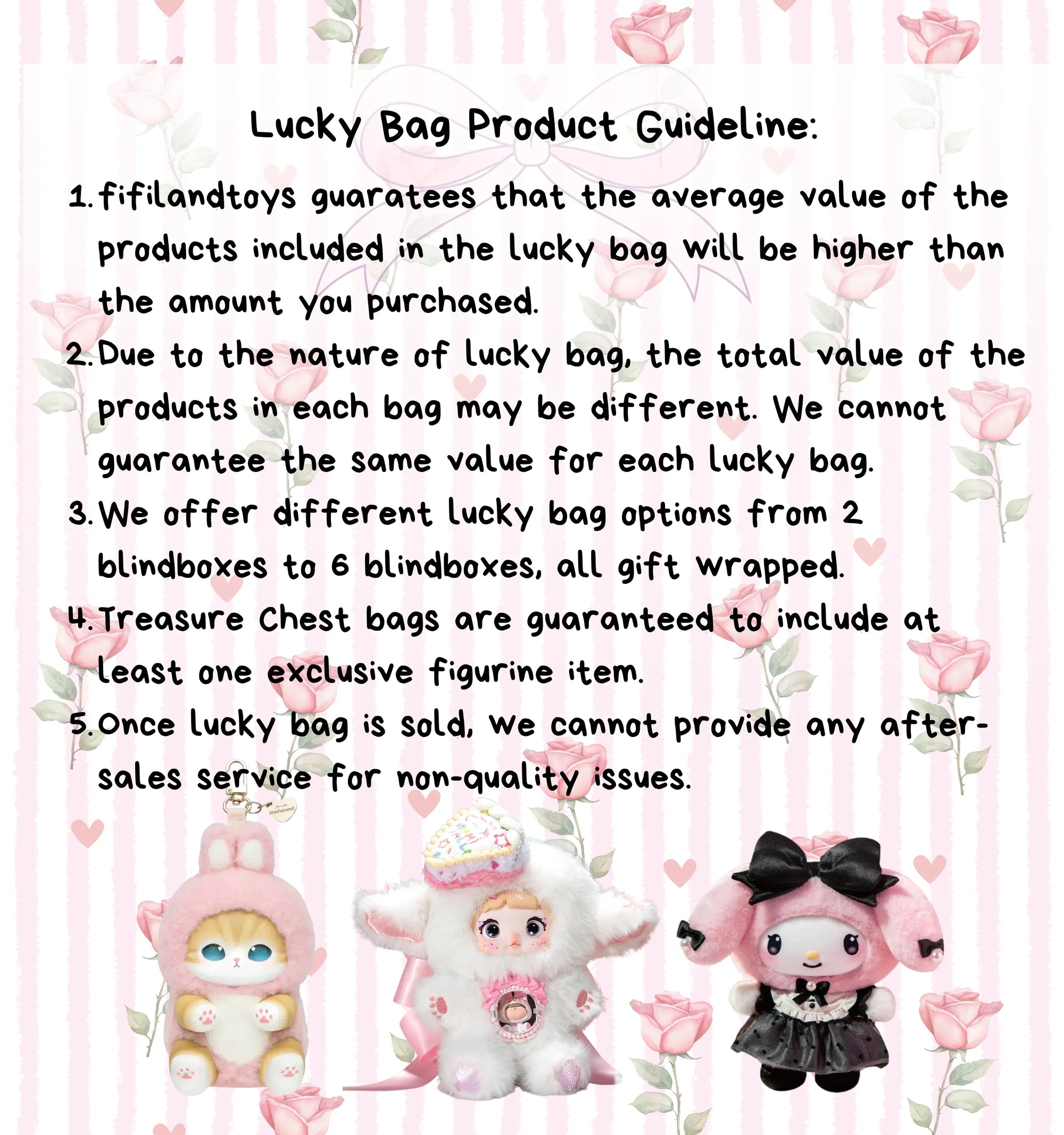 Kawaii Girly Blindbox Gift Lucky Bag fifilandtoys