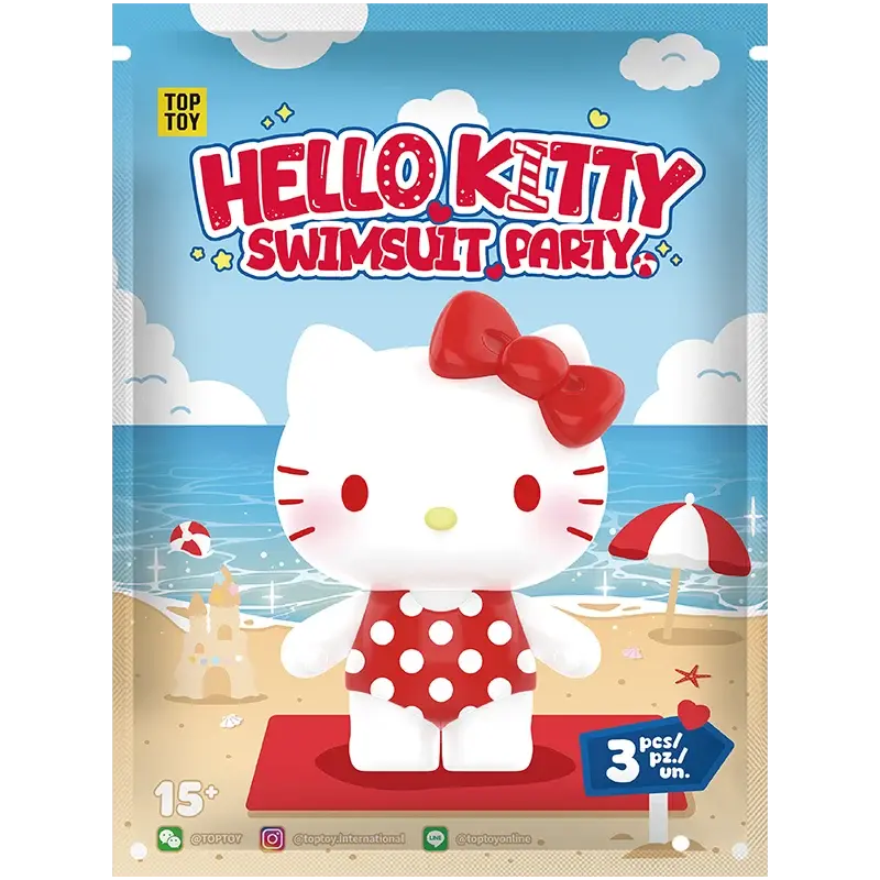 Hello Kitty Swimsuit Party Series Figures Surprise Bag TopToy fifilandtoys