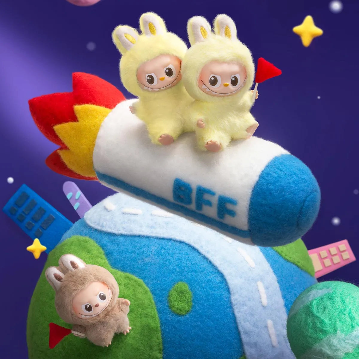 Labubu The Monsters PIN FOR LOVE Series Plush Pendant