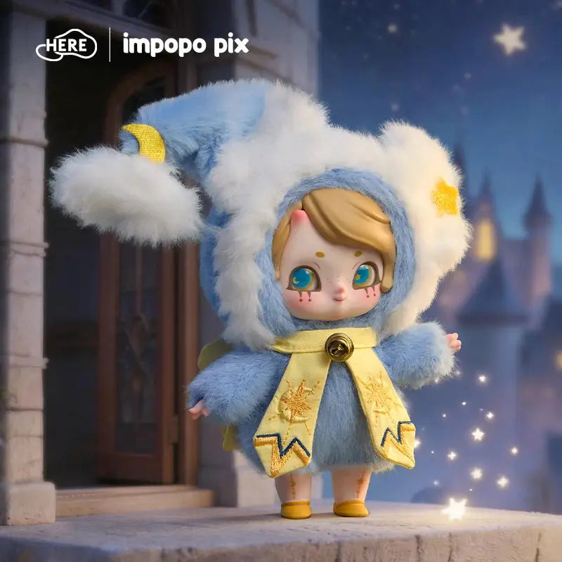 Impopo Pix Whispering Night Town Series Plush Pendant Blind Box (Copy) HERE Toys fifilandtoys