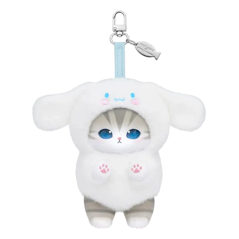 Mofusand X Sanrio Kiramekko Fluffy Kittens Vinyl Keychain Blind Box Kiramekko