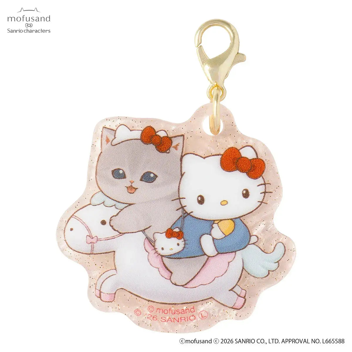 Mofusand x Sanrio Characters Marble Acrylic Charm Blindbag Mofusand fifilandtoys