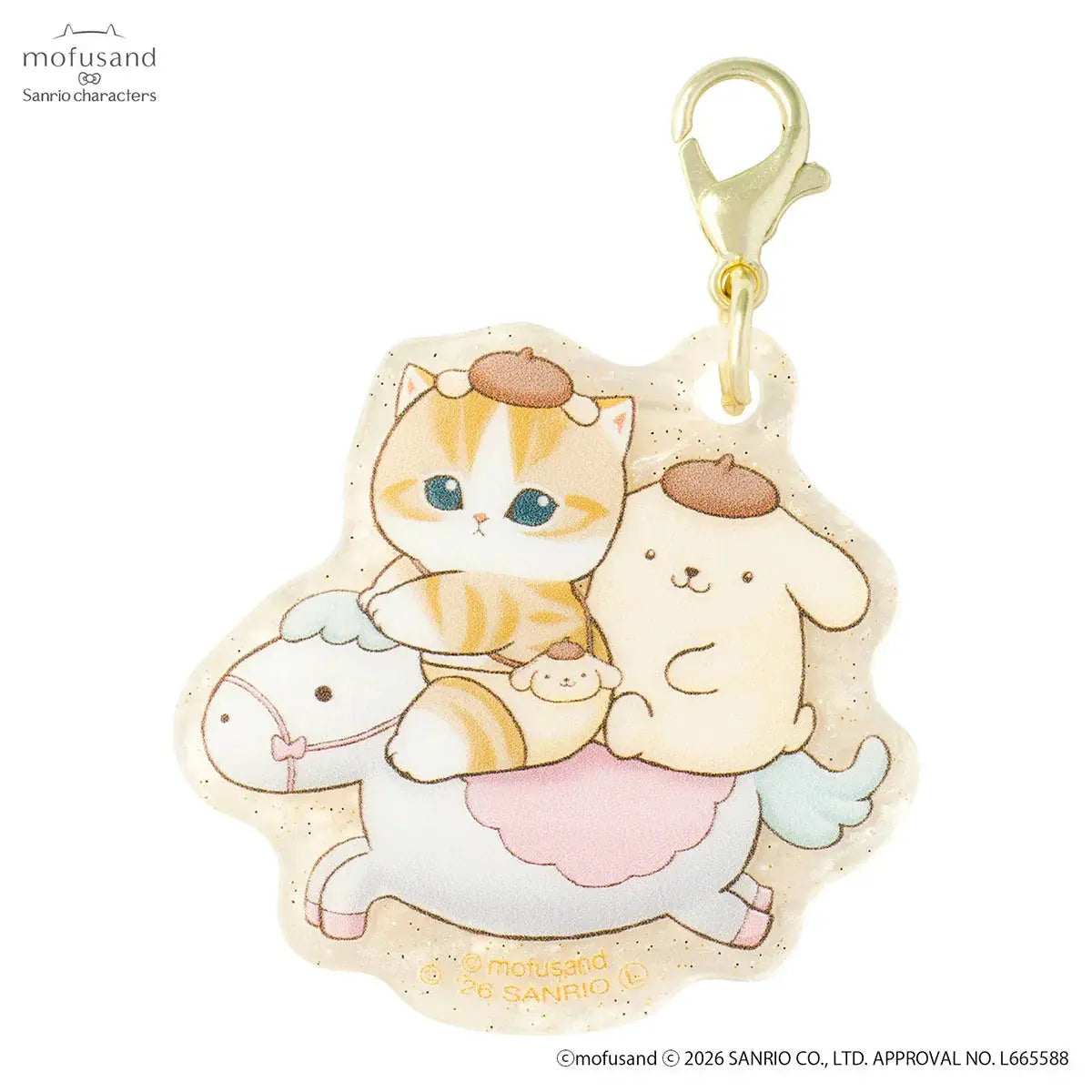 Mofusand x Sanrio Characters Marble Acrylic Charm Blindbag Mofusand fifilandtoys