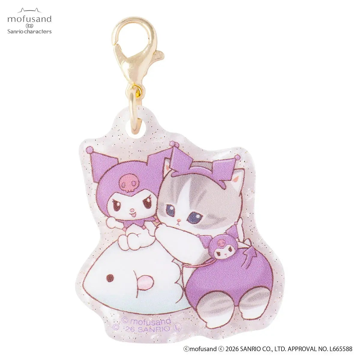 Mofusand x Sanrio Characters Marble Acrylic Charm Blindbag Mofusand fifilandtoys