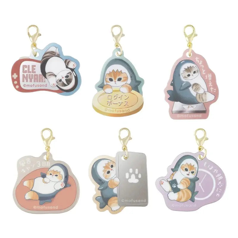Mofusand Lazy Time at Home, Meow! Acrylic Mirror Charm Blindbag Mofusand fifilandtoys