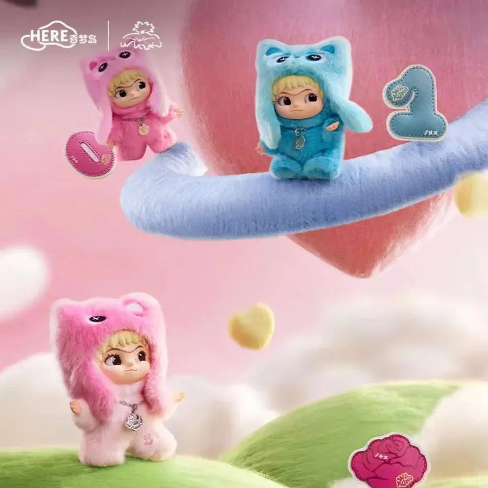 WAKUKU On a Roll Series Plush Dolls Blindbox HERE Toys