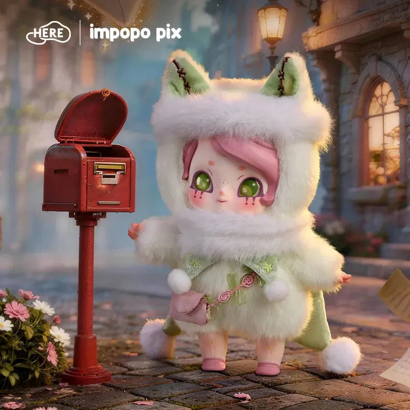 Impopo Pix Whispering Night Town Series Plush Pendant Blind Box (Copy) HERE Toys fifilandtoys