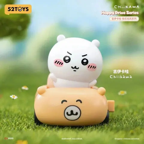 Chiikawa Happy Drive Wind-Up Car Blindbox 52Toys