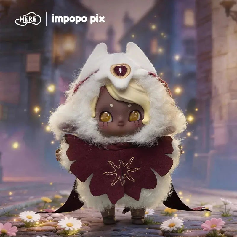 Impopo Pix Whispering Night Town Series Plush Pendant Blind Box (Copy) HERE Toys fifilandtoys