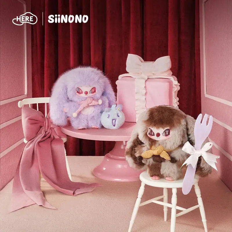 SiiNONO Hang A Mood Series Plush Pendant Blind Box HERE Toys fifilandtoys