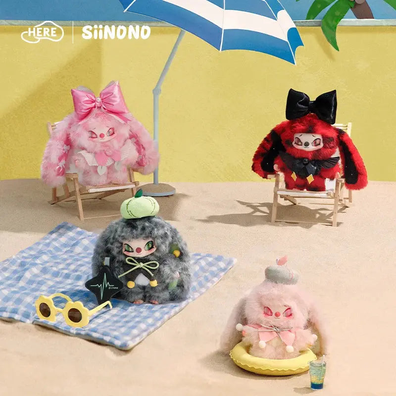 SiiNONO Hang A Mood Series Plush Pendant Blind Box HERE Toys fifilandtoys