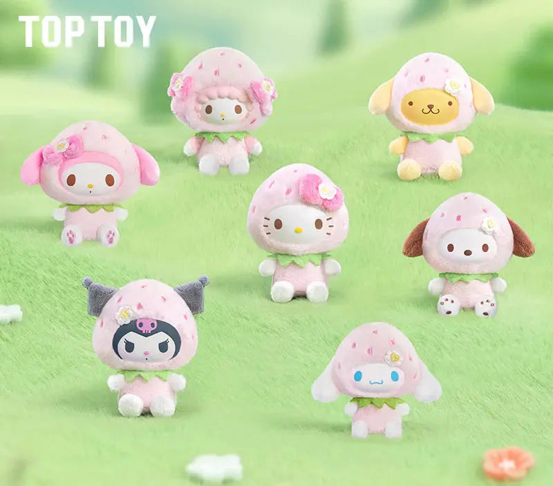 Sanrio Sweet Strawberry Series Plush Pendant Blind Box (PRE-ORDER)