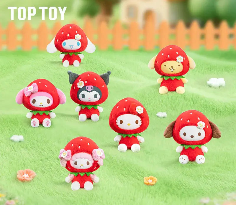 Sanrio Sweet Strawberry Series Plush Pendant Blind Box (PRE-ORDER)