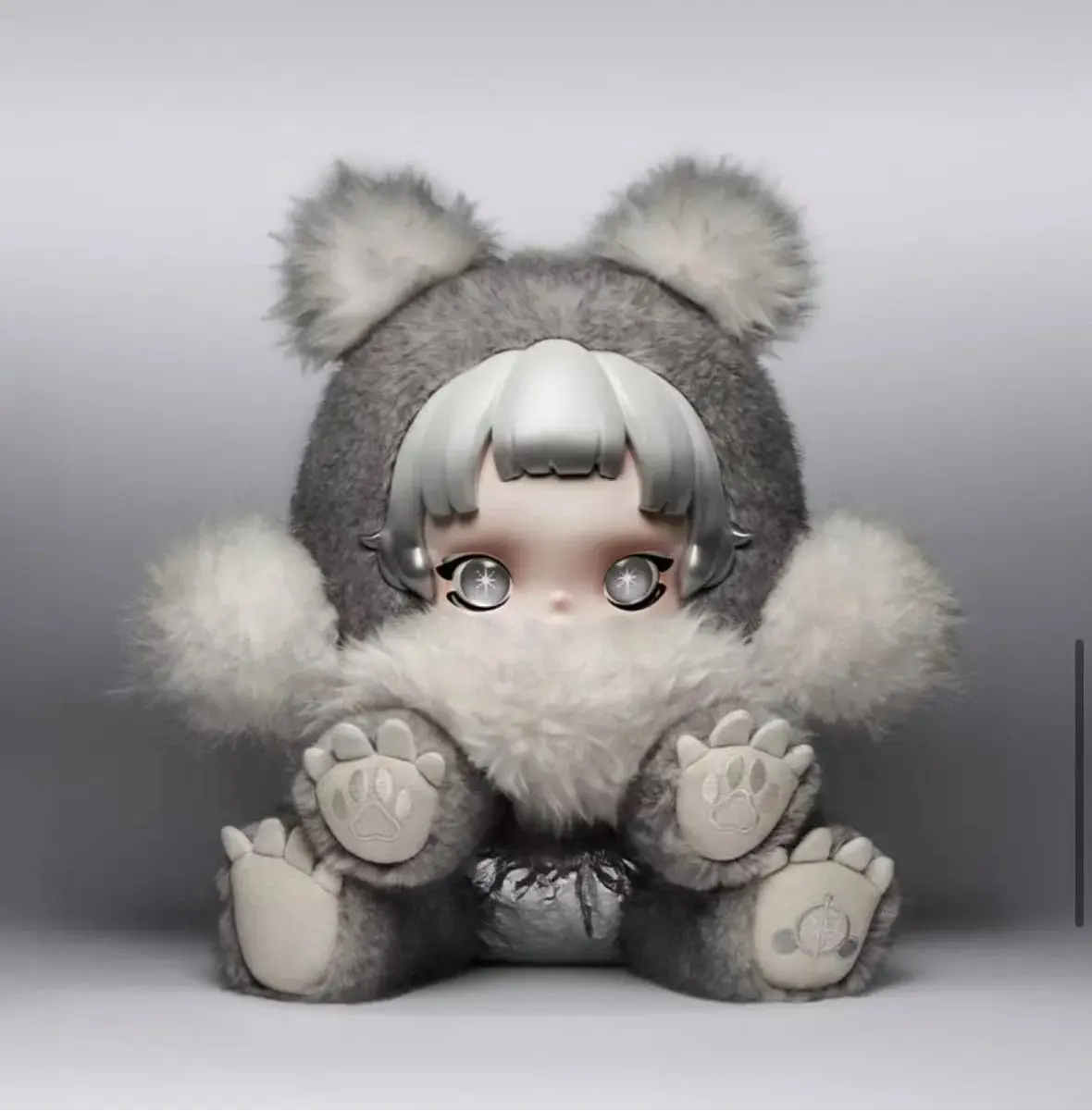 SKULLPANDA Punk Panda Plush Doll (PRE-ORDER) Popmart