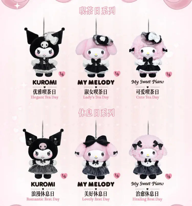 Sanrio Sister's Outfit Tea Day Blindbox My Melody Kuromi My Sweet Sanrio Sister's Outfit Tea Day Blindbox My Melody Kuromi My Sweet