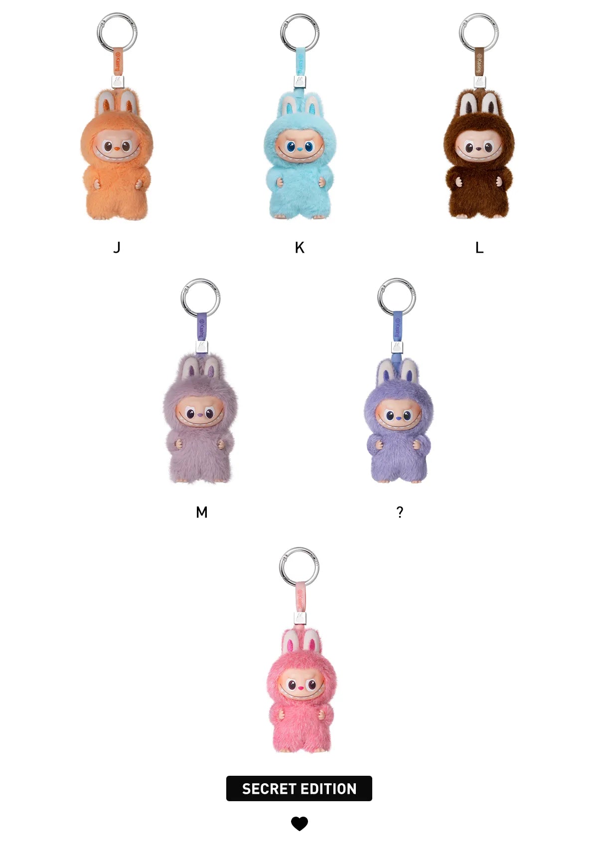 Labubu The Monsters PIN FOR LOVE Series Plush Pendant Blindbox Labubu The Monsters PIN FOR LOVE Series Plush Pendant Blindbox