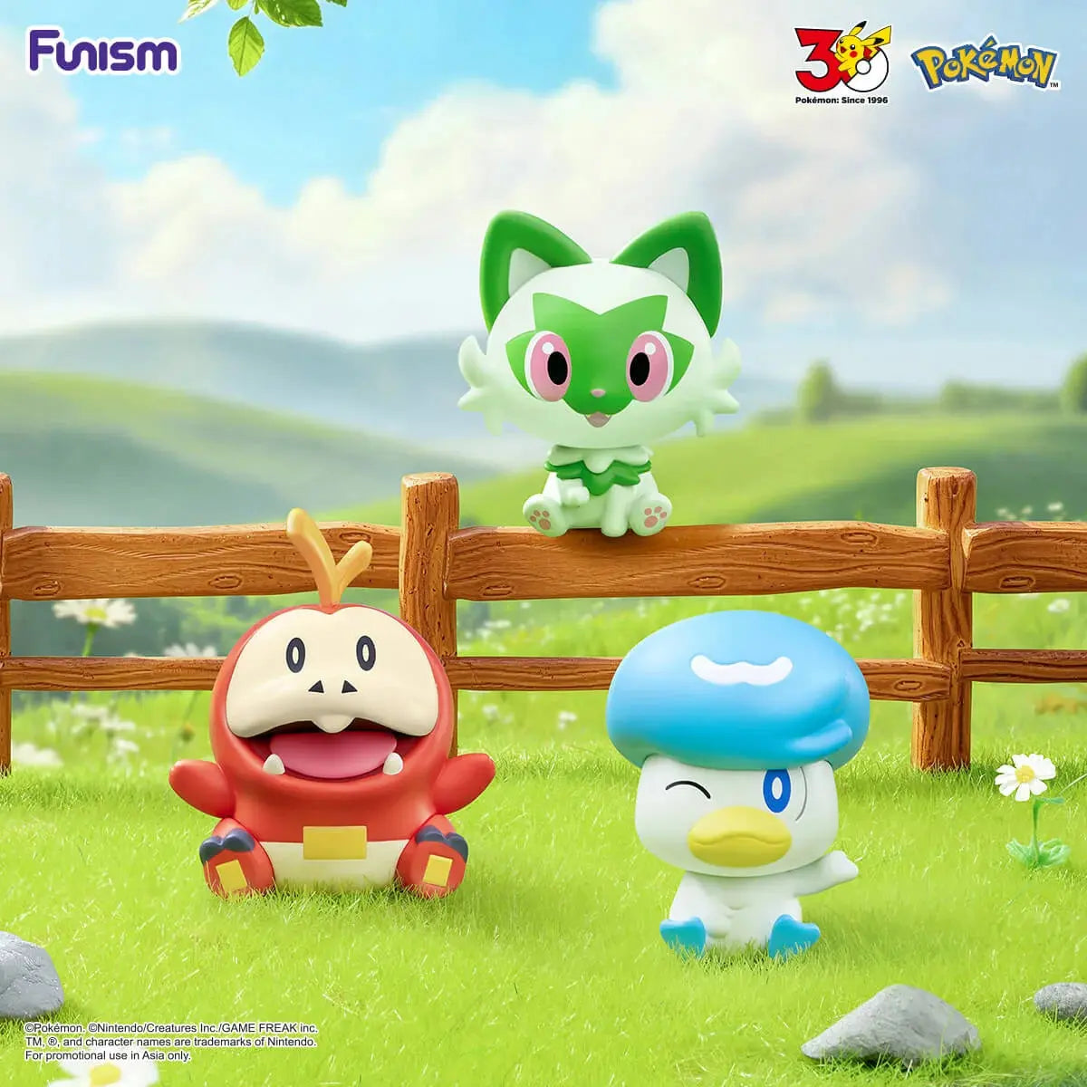 Pokemon 30th Anniversary First Partners Series Figure Blind Box Funism fifilandtoys