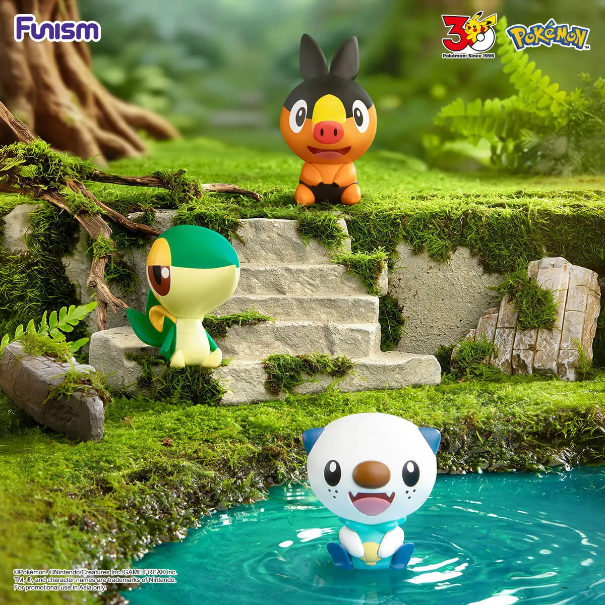 Pokemon 30th Anniversary First Partners Series Figure Blind Box Funism fifilandtoys