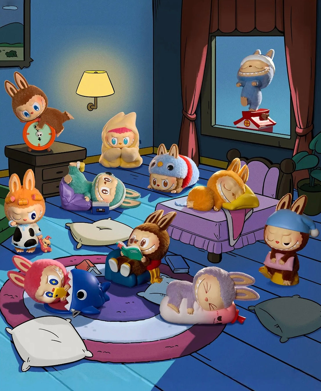 Figurines Labubu The Monsters Série 1:00 AM