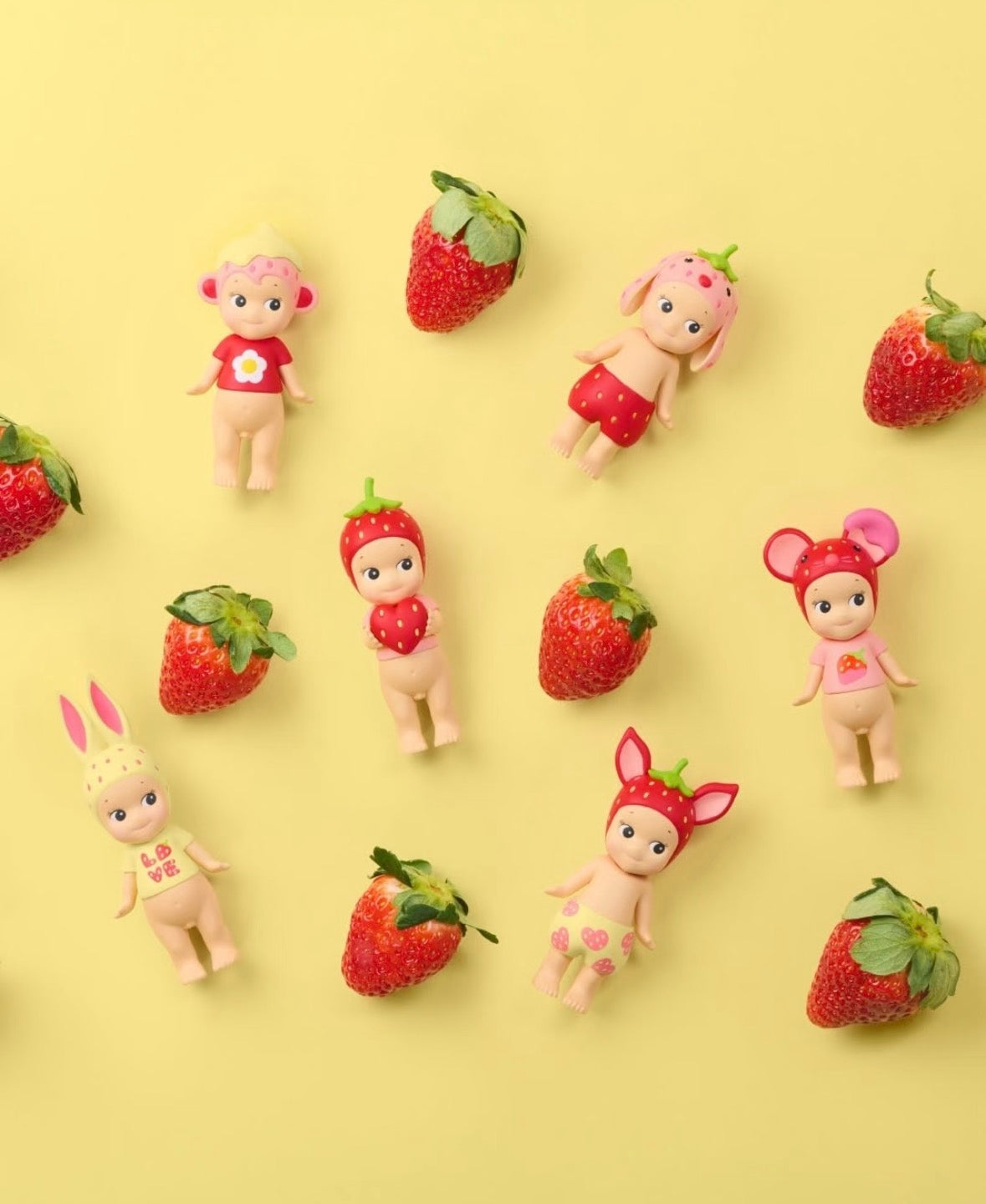 Figurine Sonny Angel Mini Series Strawberry Love (Précommande)
