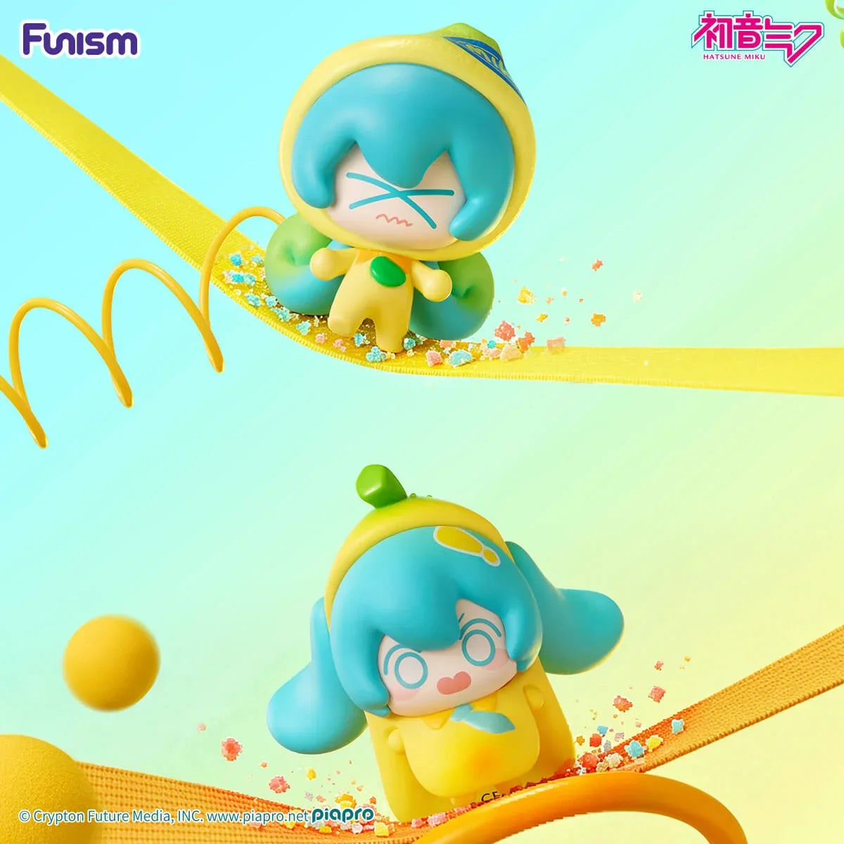Hatsune Miku Fruit Candy Series Q face Mini Figure Blindbox Funism fifilandtoys